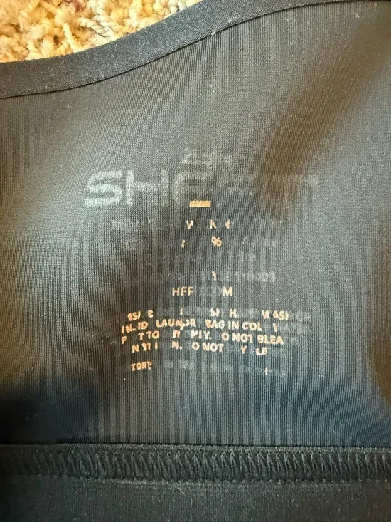 SHEFIT High Impact Ultimate Zip Front Sports Bra Black Size 2Luxe - Picture 13 of 15